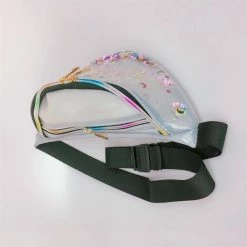 Kinky Cloth Raves & Festivals Holographic Transparent Fanny Pack