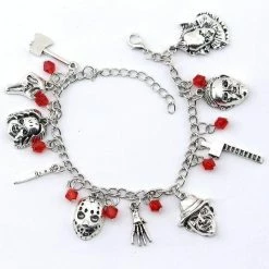 Kinky Cloth Horror Film Charm Bracelet Jewelry