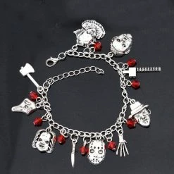 Kinky Cloth Horror Film Charm Bracelet Jewelry