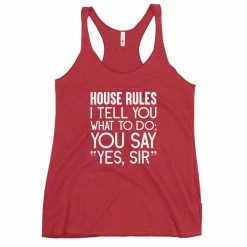 Kinky Cloth House Rules I Tell You What To Do Tank Top