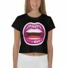 Kinky Cloth Top & Tees Hungry Girl Crop Top Tee