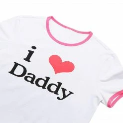 Kinky Cloth I ❤️ Daddy Onesie ABDL - Adult Baby