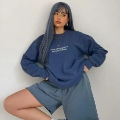 Kinky Cloth I Have A Feeling I Have Too Many Feelings Loose Sweatshirt