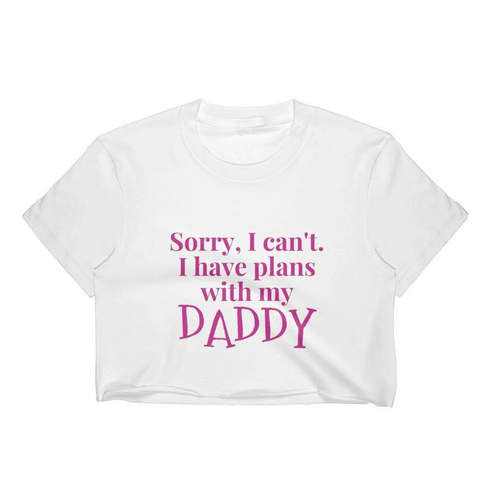 Kinky Cloth DDLG - Daddy / Little I Have Plans With Daddy Crop Top 1 Kinky Cloth DDLG - Daddy / Little I Have Plans With Daddy Crop Top
