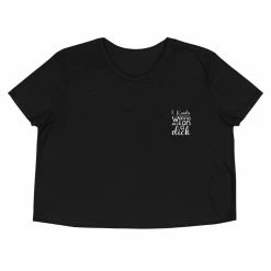 Kinky Cloth I Kinda Wanna Suck On A Dick Embroidered Crop Top DDLG - Daddy / Little