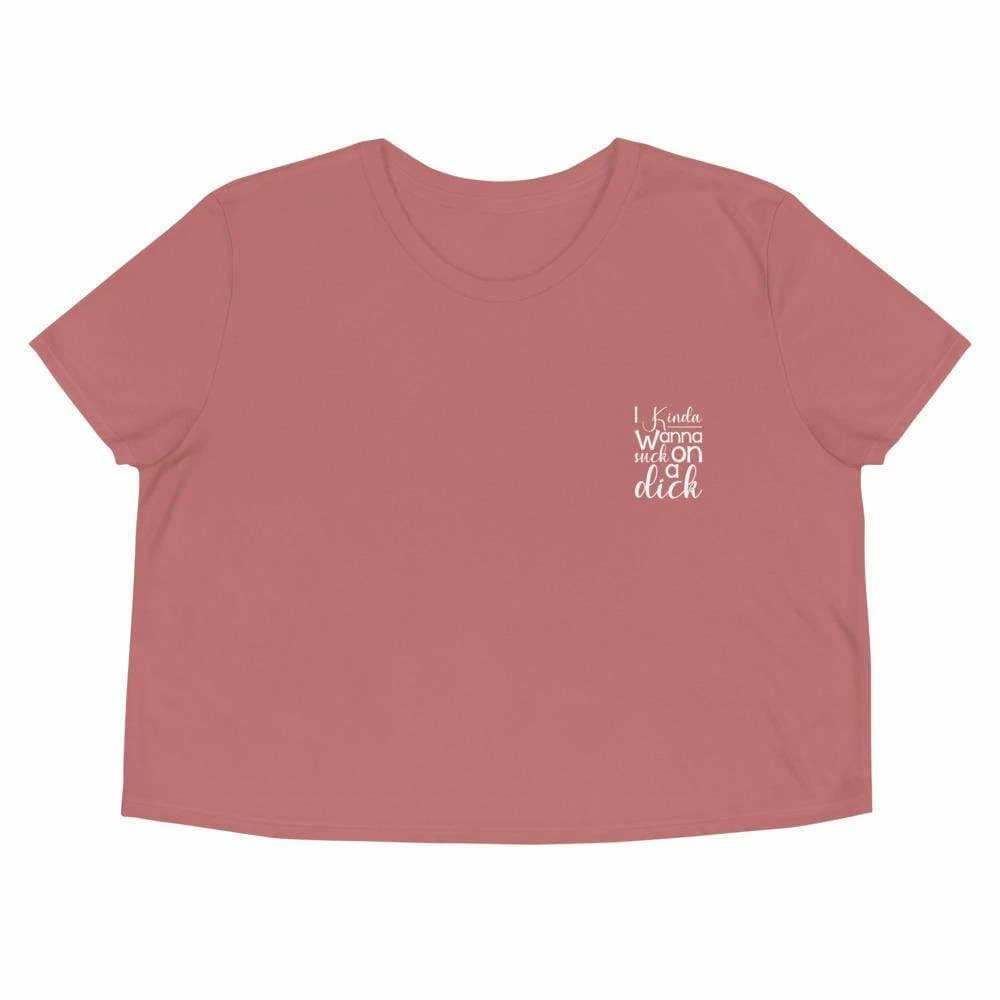 Kinky Cloth I Kinda Wanna Suck On A Dick Embroidered Crop Top DDLG - Daddy / Little 3 Kinky Cloth I Kinda Wanna Suck On A Dick Embroidered Crop Top DDLG - Daddy / Little