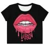 Kinky Cloth Top & Tees I Love You Crop Top Tee