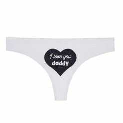 Kinky Cloth I Love You Daddy Thong Panties