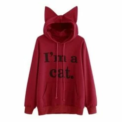 Kinky Cloth I'm A Cat Hoodie Kawaii