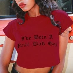 Kinky Cloth DDLG - Daddy / Little I've Been A Real Bad Girl Crop Top