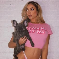 Kinky Cloth It's Not Me It's You Crop Top DDLG - Daddy / Little