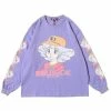 Kinky Cloth Japanese Cartoon Girl Sweatshirt