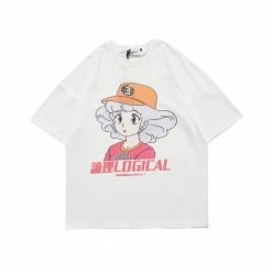 Kinky Cloth Japanese Cartoon Girl T-Shirt Kawaii