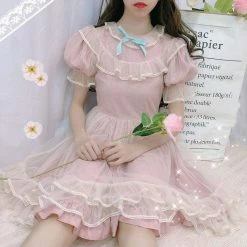 Kinky Cloth Japanese Lolita Doll Dress Cosplay