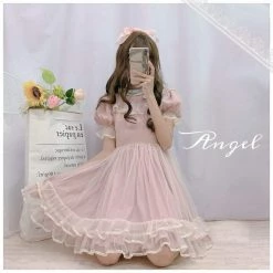 Kinky Cloth Japanese Lolita Doll Dress Cosplay
