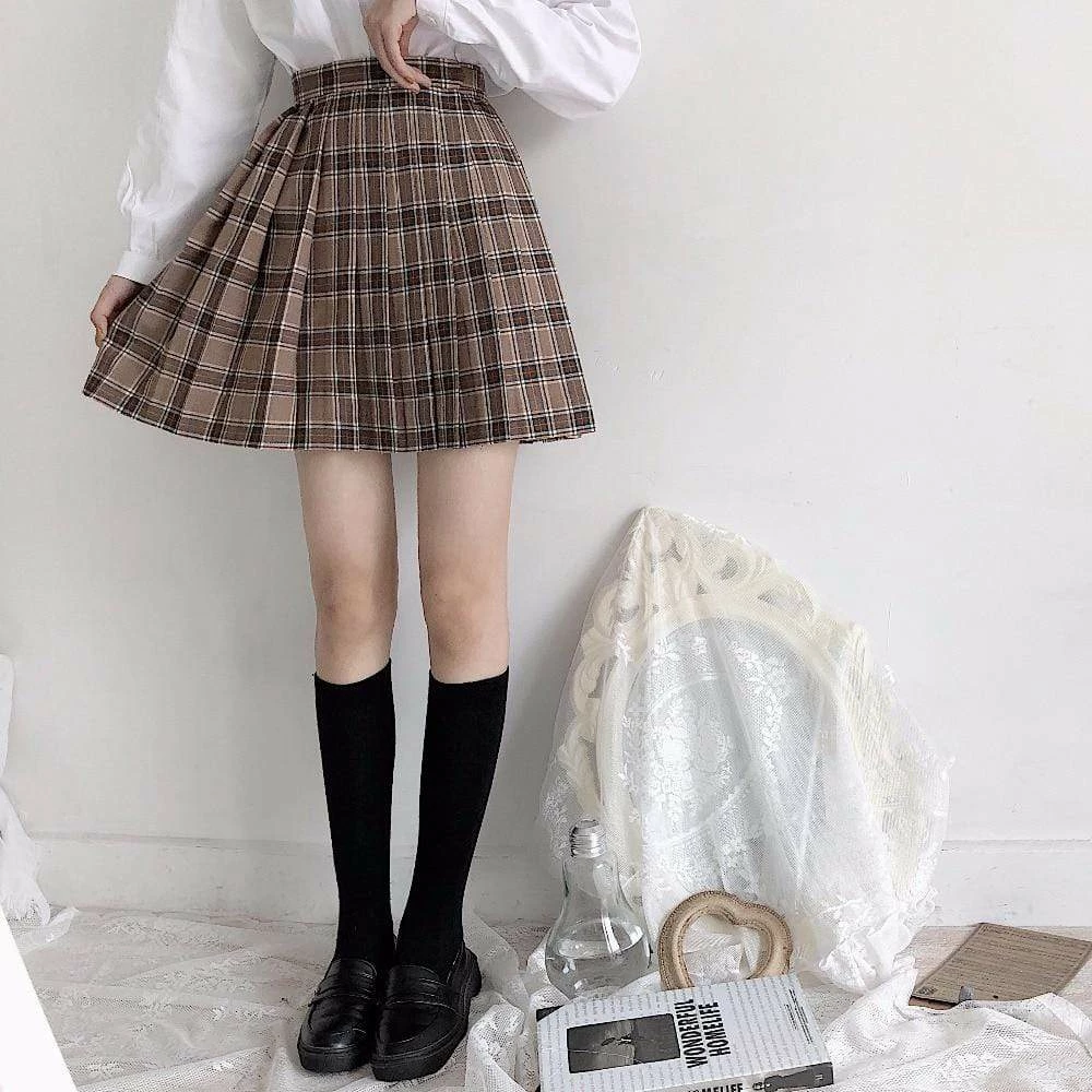 Kinky Cloth Cosplay Japanese Preppy Style Pleated Skirt 2 Kinky Cloth Cosplay Japanese Preppy Style Pleated Skirt
