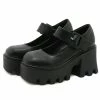 Kinky Cloth Cosplay Japanese Style Platform Shoes School