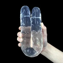 Kinky Cloth Jelly Dildo Double Sided