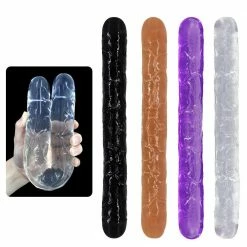 Kinky Cloth Jelly Dildo Double Sided