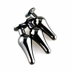Kinky Cloth Aluminium Chrome Jeweled Plug