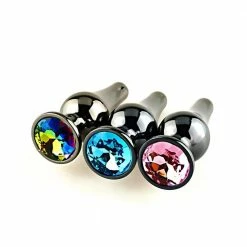 Kinky Cloth Aluminium Chrome Jeweled Plug