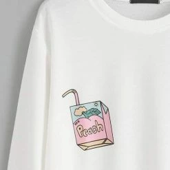 Spocket Just Peachy Sweatshirt Kawaii