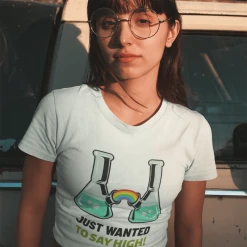 Kinky Cloth Just Wanted To Say High T-Shirt