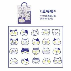 Kinky Cloth Kawaii Animal Box Stickers 40 Pcs/lot