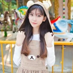 Kinky Cloth Cosplay Kawaii Bear Overall Dress