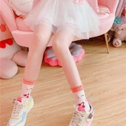 Kinky Cloth Kawaii Bow Tulle Mini Skirt Cosplay