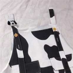 Kinky Cloth Kawaii Cow Print Cropped Vest