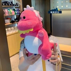 Kinky Cloth Kawaii Dinosaur Plush Backpack