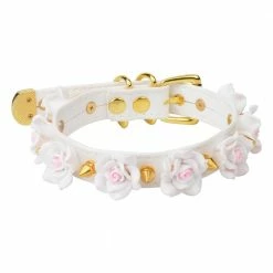 Kinky Cloth Kawaii Flower And Spike Choker Goth