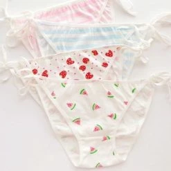 Kinky Cloth Kawaii Pastel Tie Panties