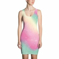 Kinky Cloth Kawaii Pastel Universe Dress