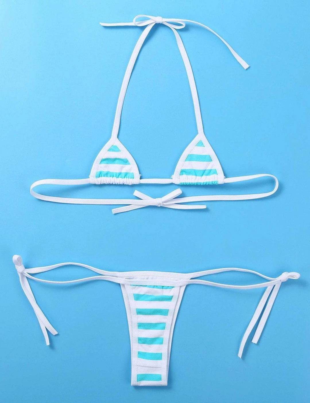 Kinky Cloth Kawaii Striped Mini Bikini Set 13 Kinky Cloth Kawaii Striped Mini Bikini Set