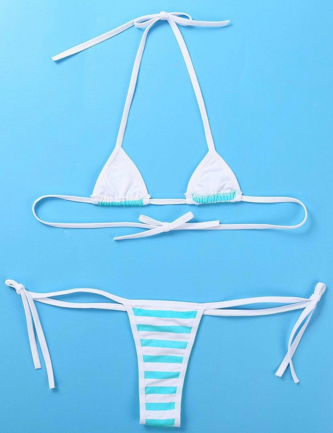 Kinky Cloth Kawaii Striped Mini Bikini Set 14 Kinky Cloth Kawaii Striped Mini Bikini Set