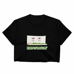 Kinky Cloth Keep It Rollin Crop Top Stoner