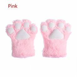 Kinky Cloth Kitten Paw Gloves