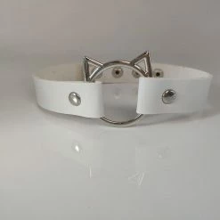 Kinky Cloth Kitten Ring Collar