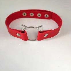 Kinky Cloth Kitten Ring Collar