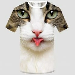Kinky Cloth Kawaii Kitty Face T-shirt