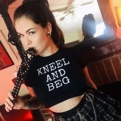 Kinky Cloth BDSM Kneel And Beg Top