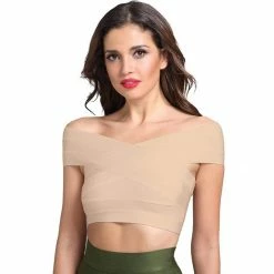 Kinky Cloth Top & Tees Knitted Bodycon Bandage Tank Top