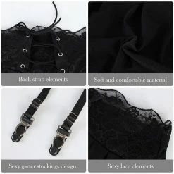 Kinky Cloth BDSM Lace Garter Belt Mesh Skirts 50 Kinky Cloth BDSM Lace Garter Belt Mesh Skirts