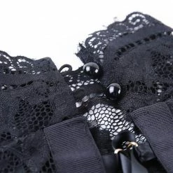 Kinky Cloth Lace Open Back Bodysuit