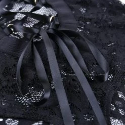 Kinky Cloth Lace Open Back Bodysuit