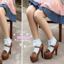 Kinky Cloth DDLG - Daddy / Little Lace Ruffle Socks