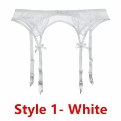 Kinky Cloth Lace Suspender Garter Belt