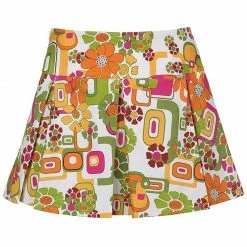 Kinky Cloth Lace-Up Pleated Lace Trim Skirts